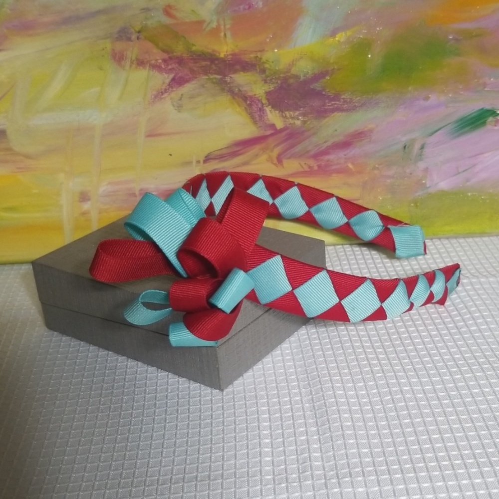 Grosgrain Ribbon Woven Headband (1inch headband.